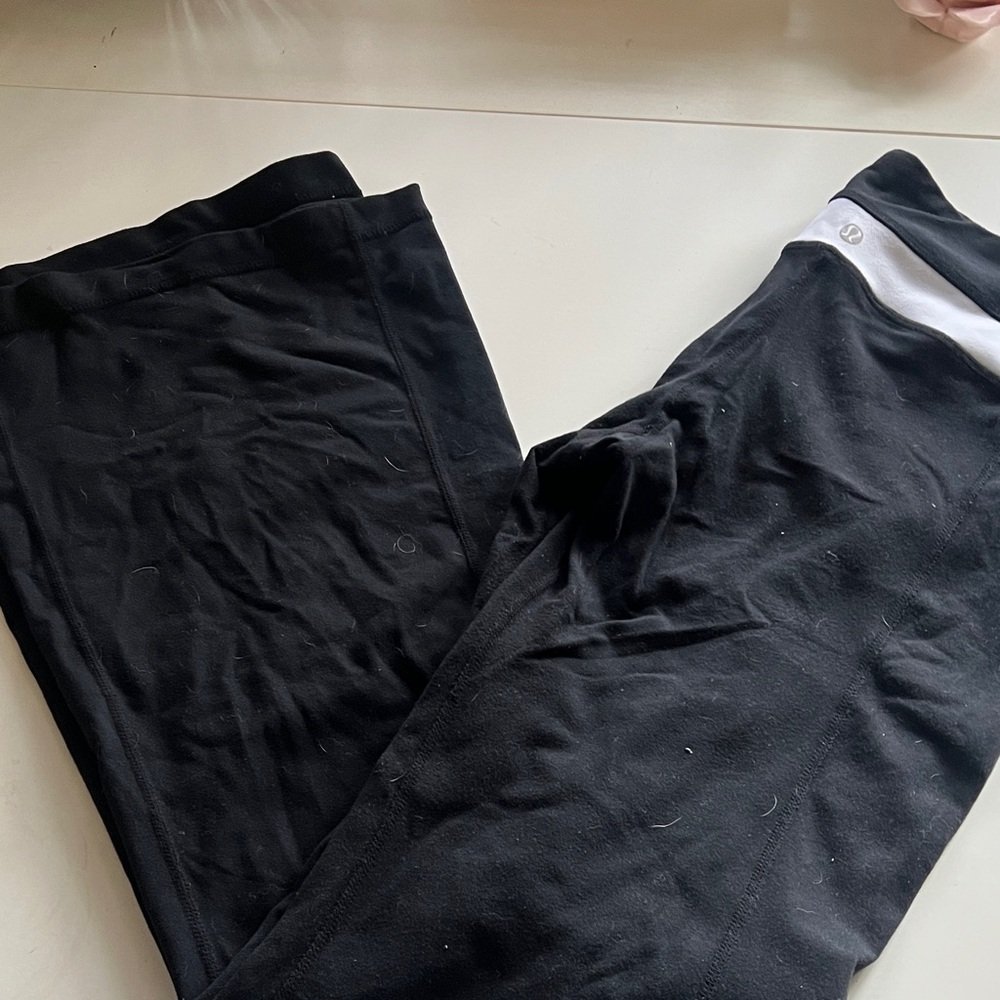 lululemon athletica Black and White Leggings